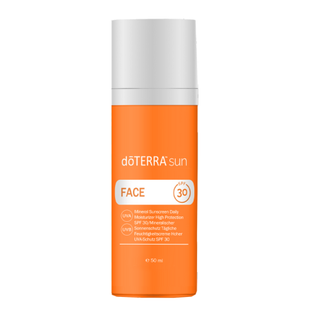 Mineralny przeciwsłoneczny krem nawilżający do twarzy na co dzień sun