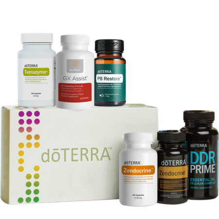 Zestaw oczyszczająco-odbudowujący (Cleanse & Restore) z LLV (wegański)